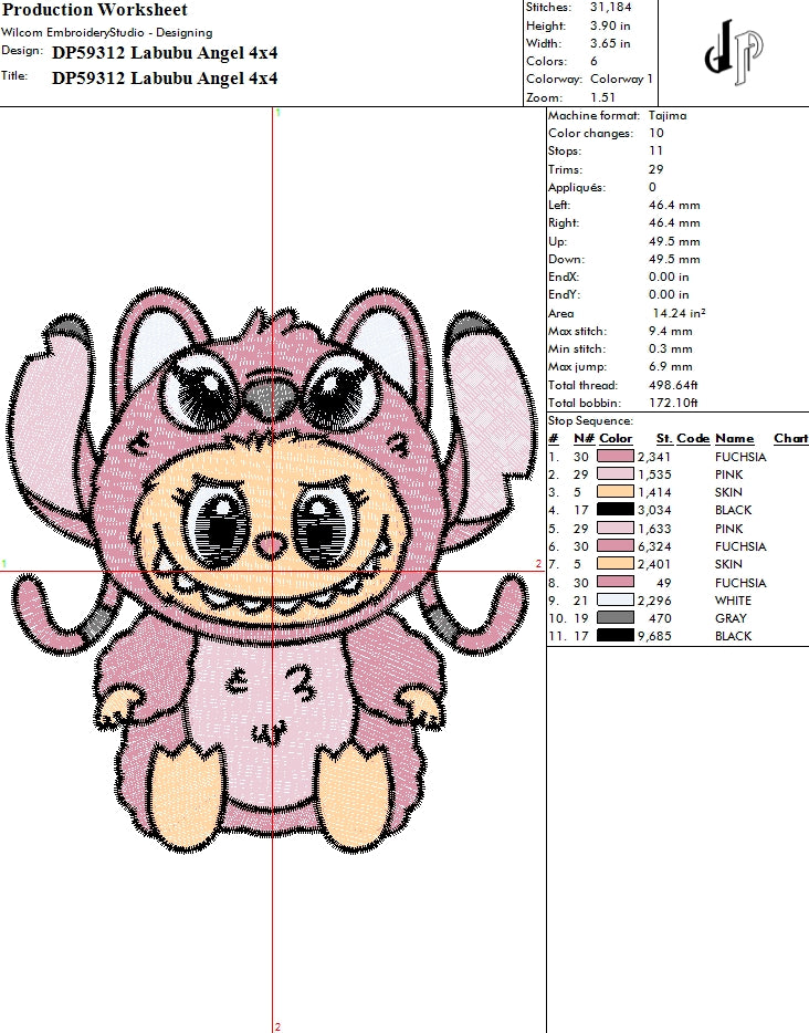 Labubu Angel