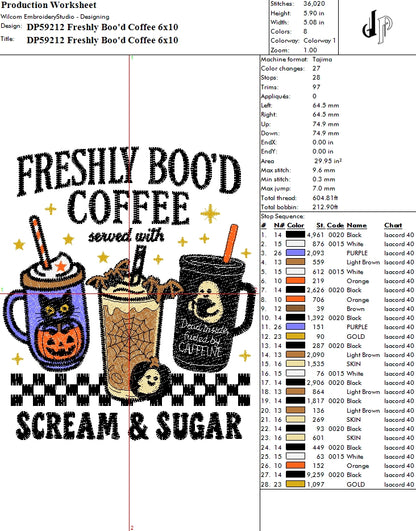 Freshly Boo'd Coffee