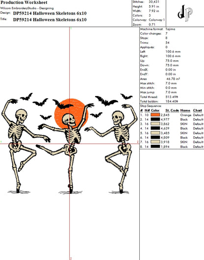 Halloween Skeletons
