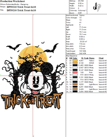 Mickey Trick or Treat
