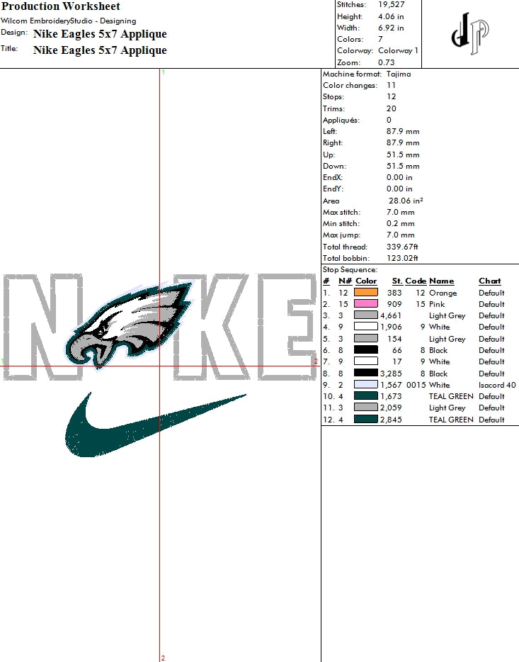 Nike x Philadelphia Eagles (Applique Included)
