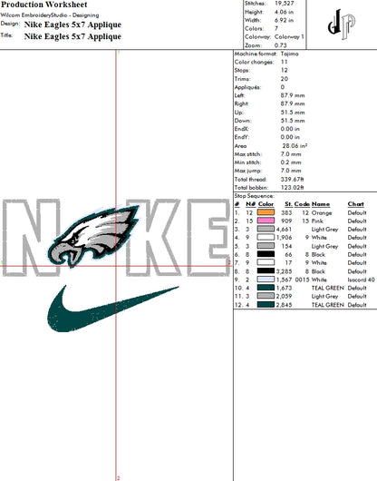 Nike x Philadelphia Eagles (Applique Included)