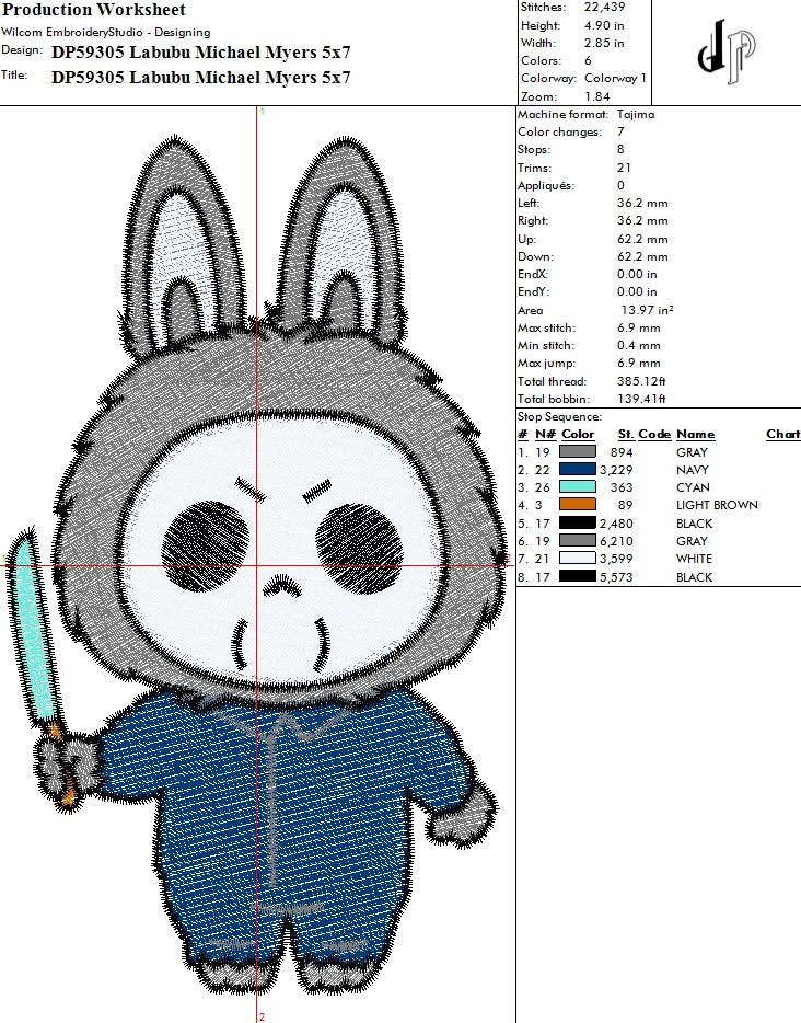 Labubu Michael Myers