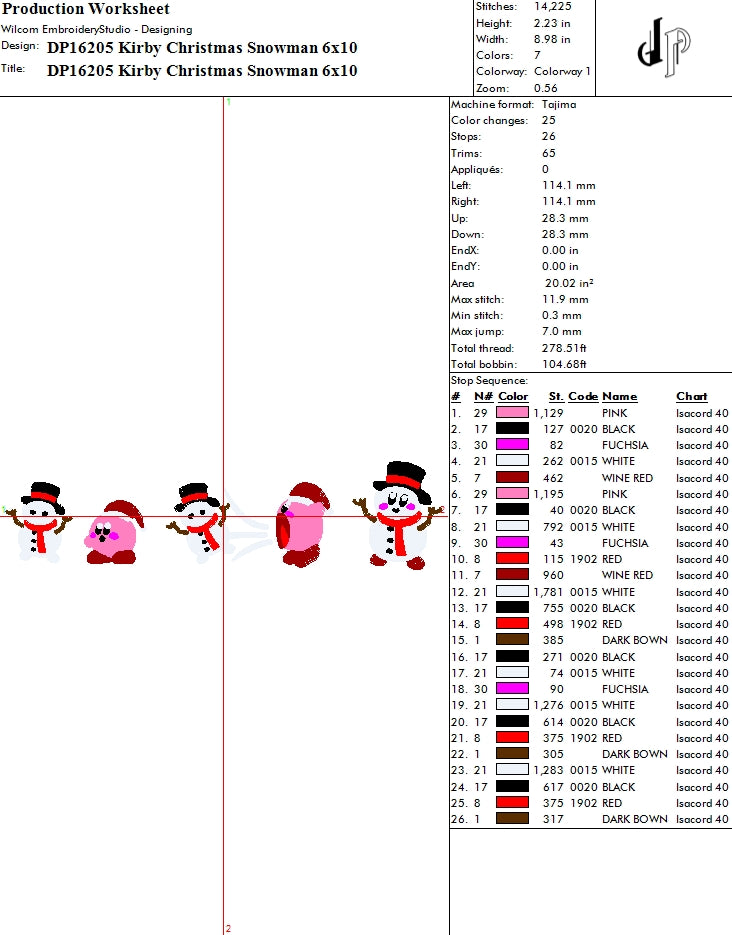 Kirby Christmas Snowman