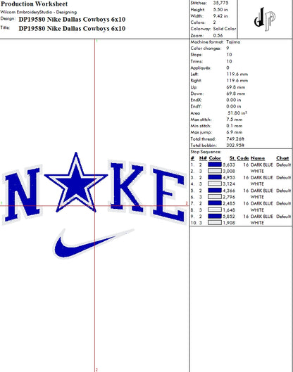 Nike Dallas Cowboys