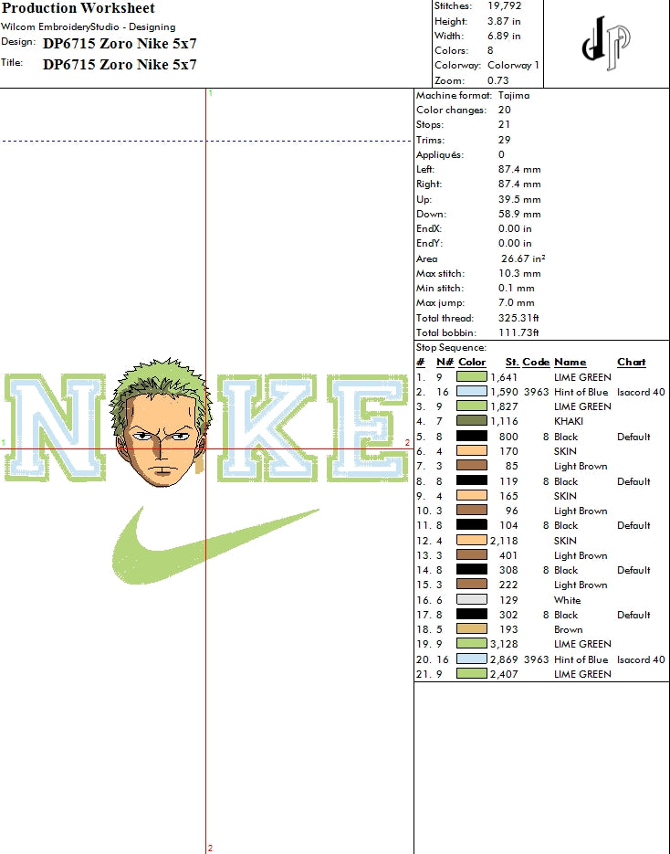 Zoro Nike