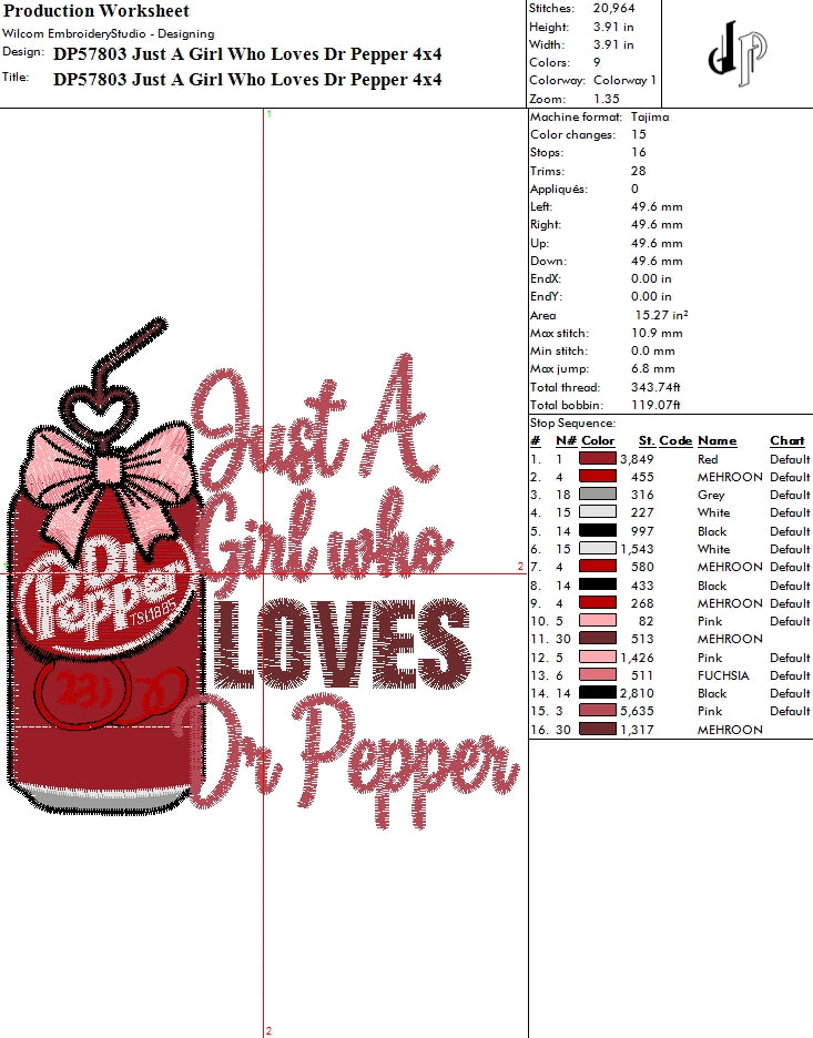 Just A Girl Who Loves Dr Pepper