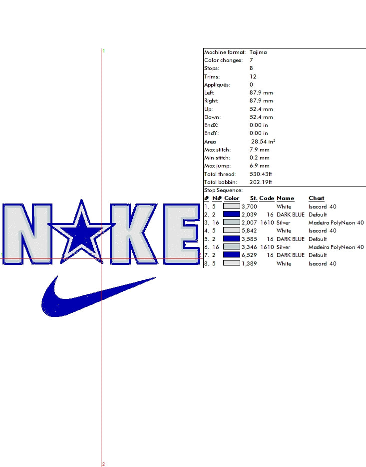 Nike x Dallas Cowboys (Applique Included)