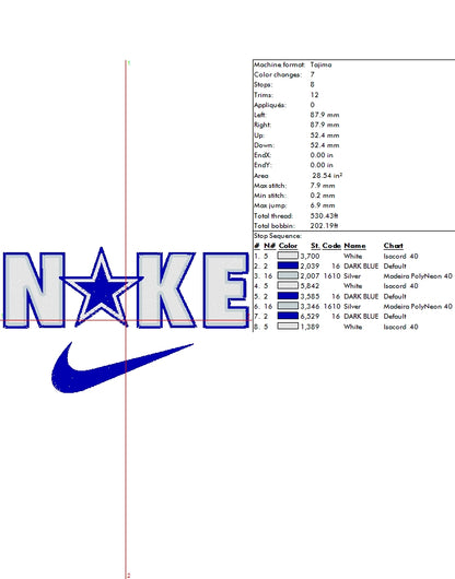 Nike x Dallas Cowboys (Applique Included)
