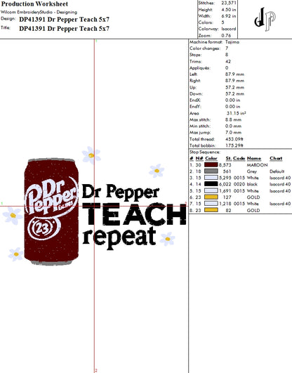Dr Pepper Teach