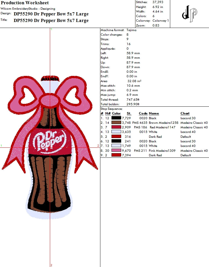Dr Pepper Bow