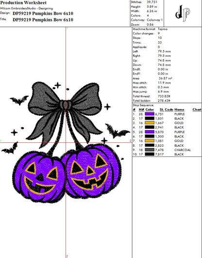 Pumpkins Bow