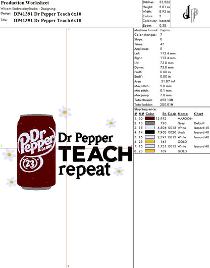 Dr Pepper Teach