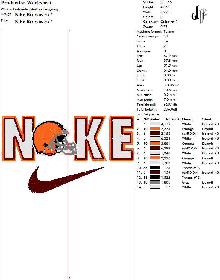 Nike x Cleveland Browns (Applique Included)