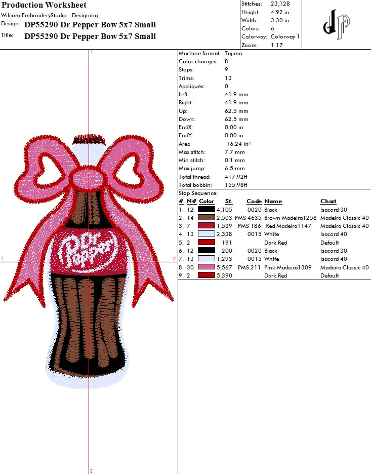 Dr Pepper Bow