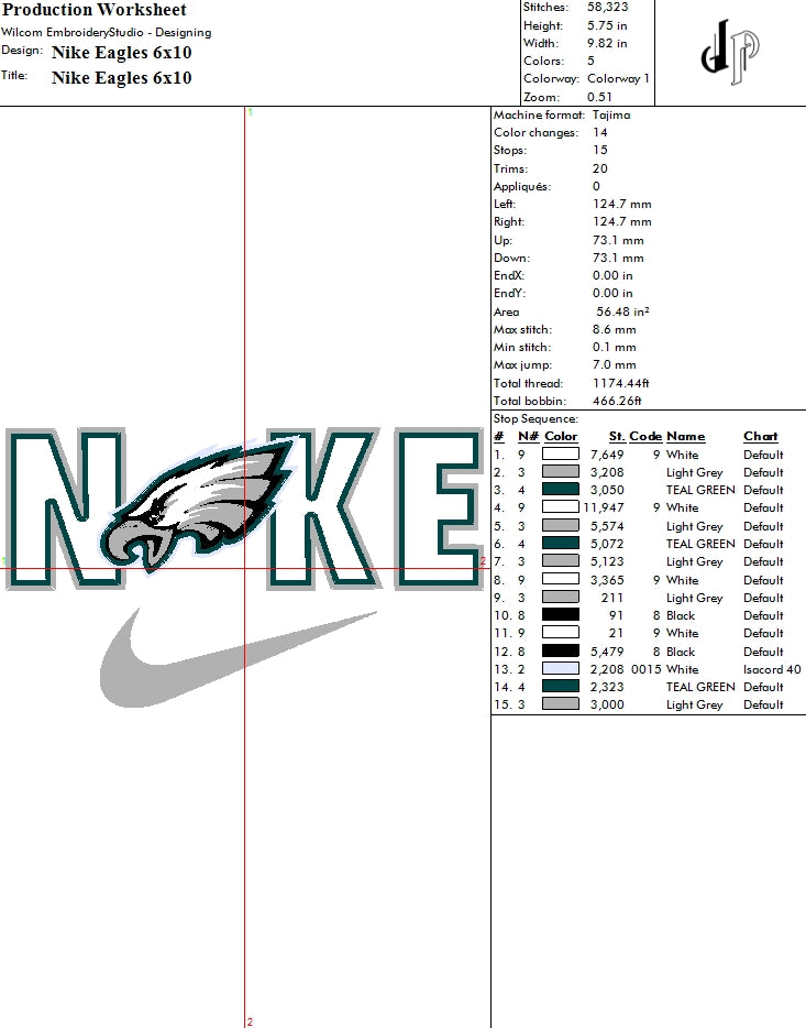 Nike x Philadelphia Eagles (Applique Included)