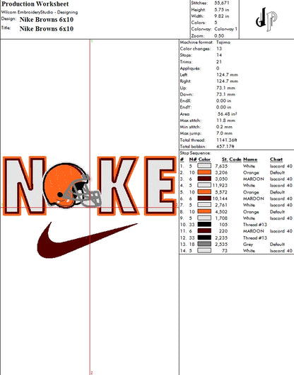 Nike x Cleveland Browns (Applique Included)
