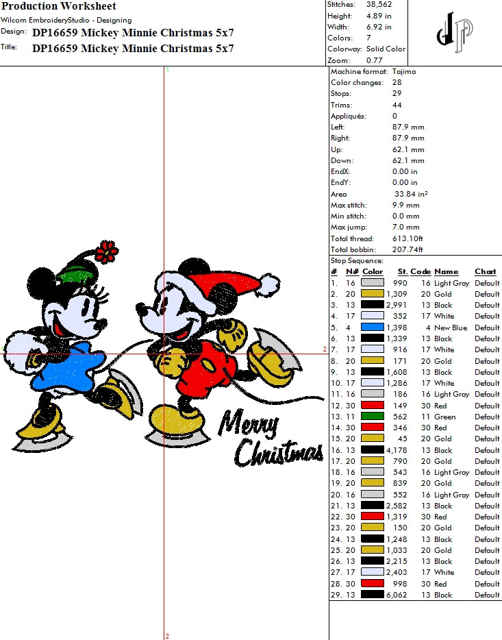 Mickey Minnie Christmas