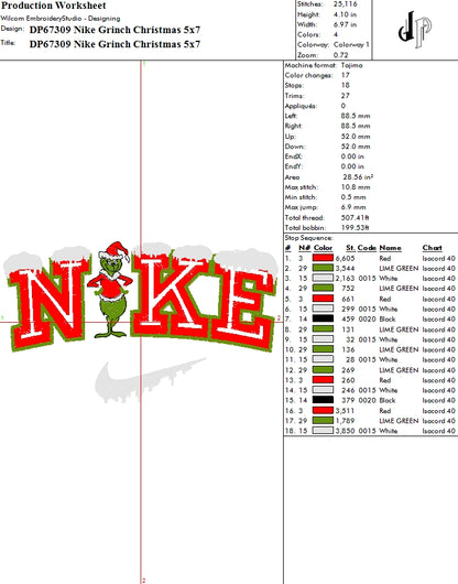 Nike Grinch Christmas