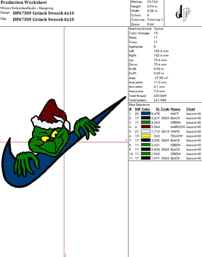 Grinch Swoosh