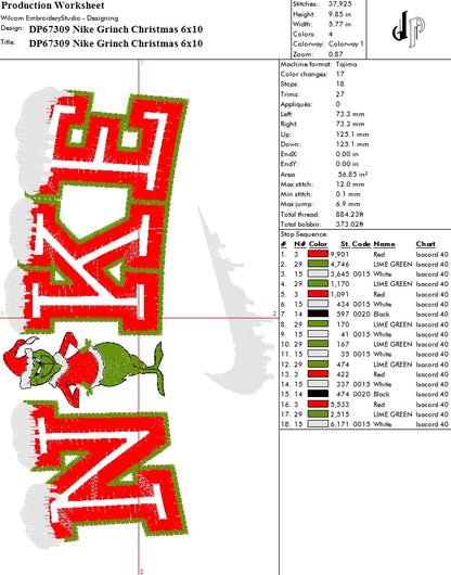 Nike Grinch Christmas