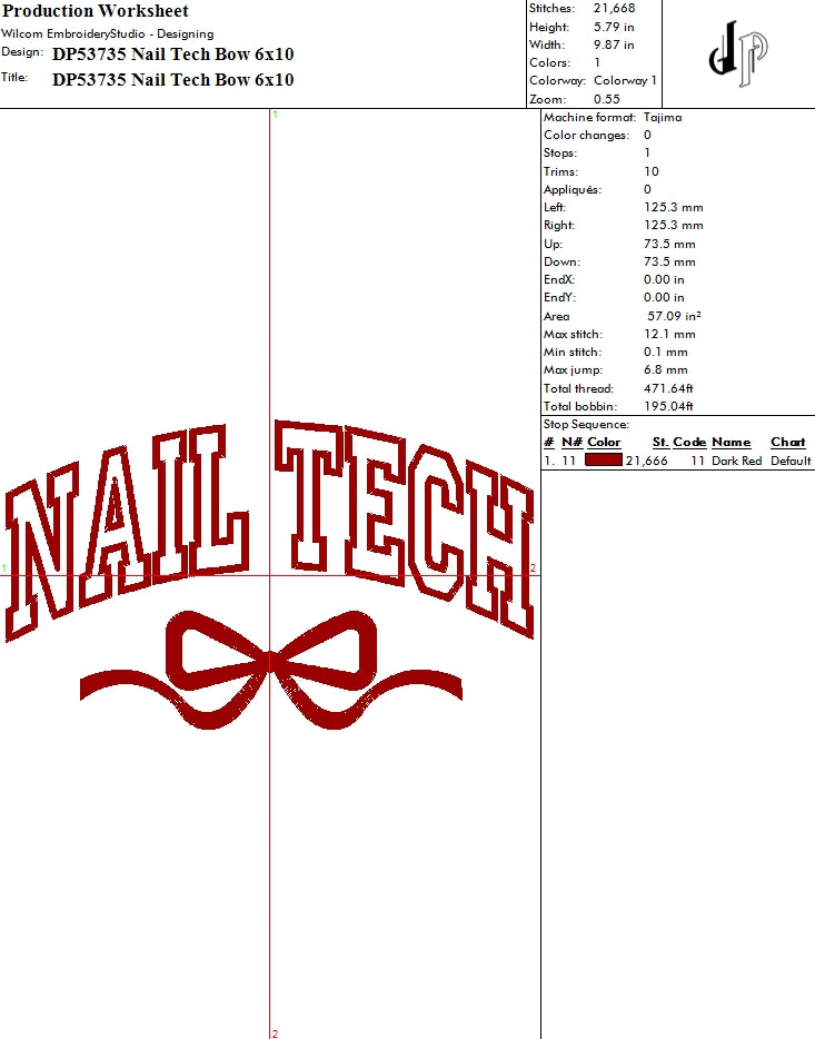 Nail Tech Bow