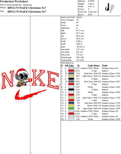 Nike Wall E Christmas