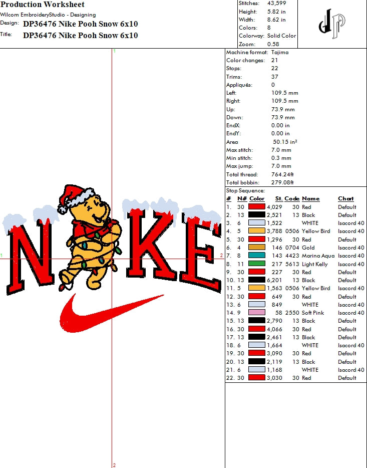 Nike Pooh Snow