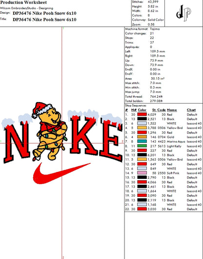 Nike Pooh Snow