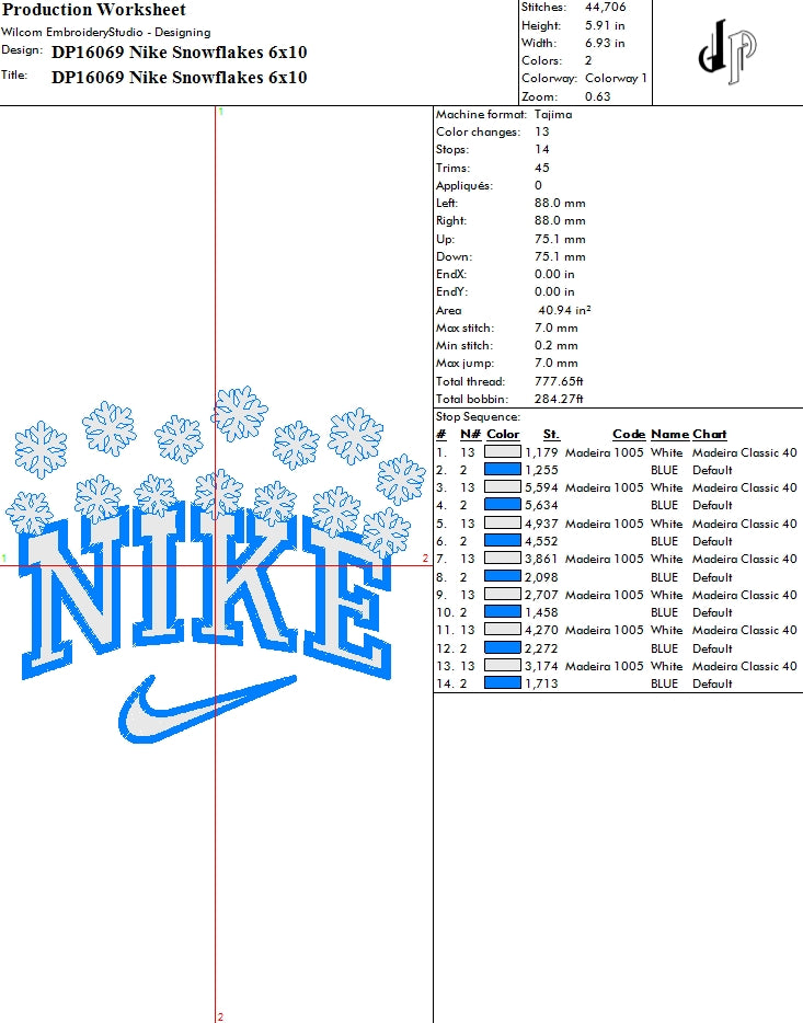 Nike Snowflakes