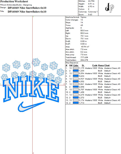 Nike Snowflakes