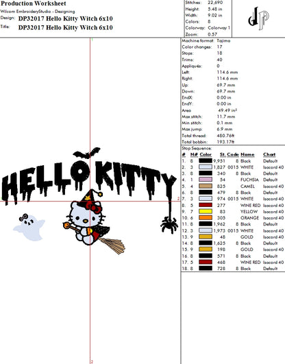 Hello Kitty Witch