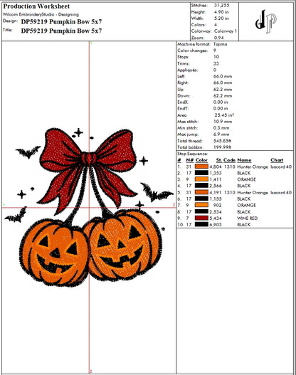 Pumpkin Bow
