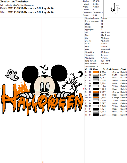 Halloween x Mickey