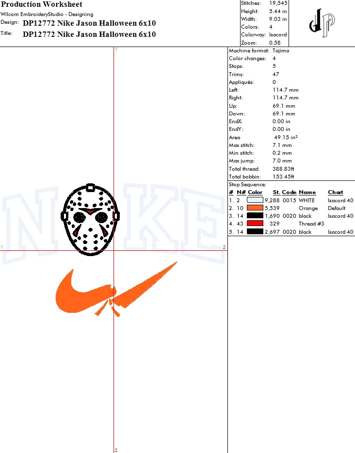 Nike Jason Halloween