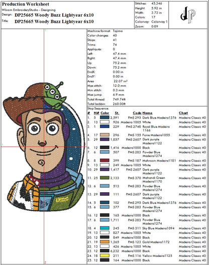 Woody Buzz Lightyear
