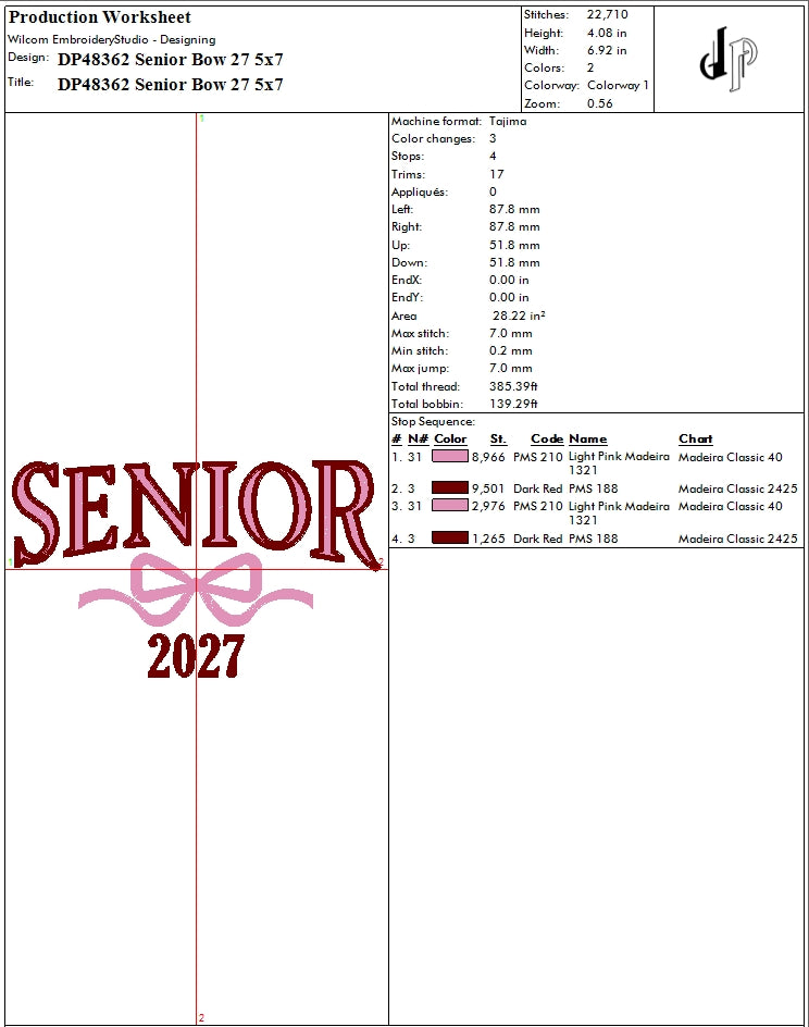 Senior Bow 27