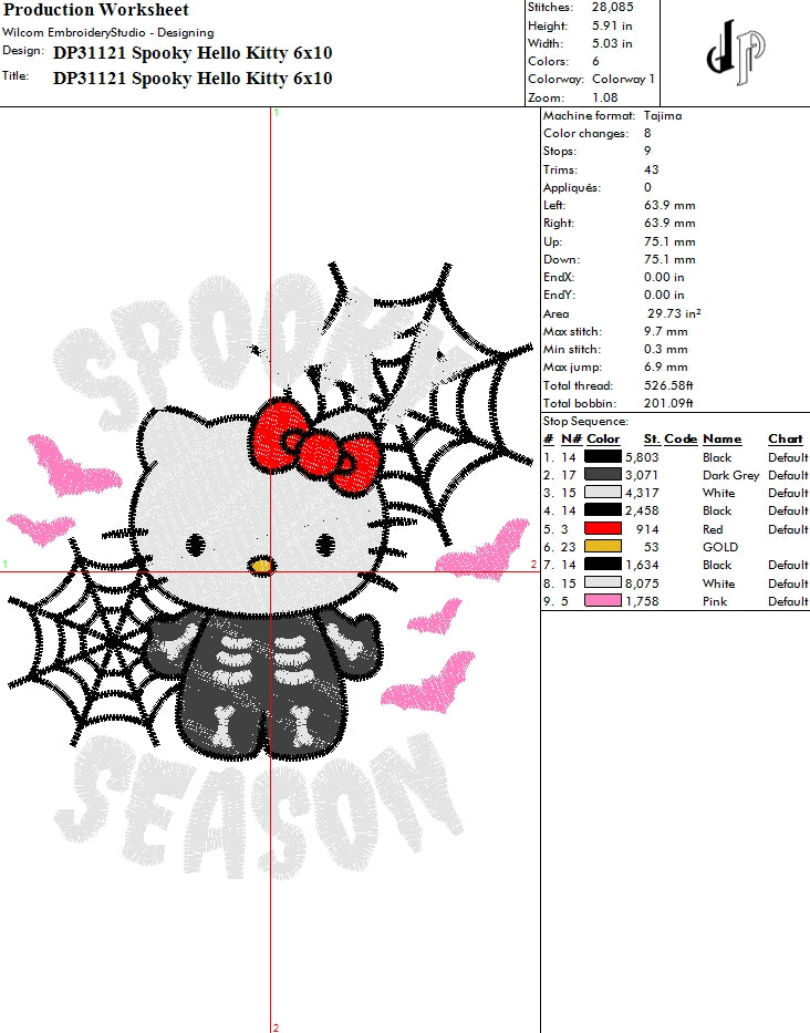 Spooky Hello Kitty