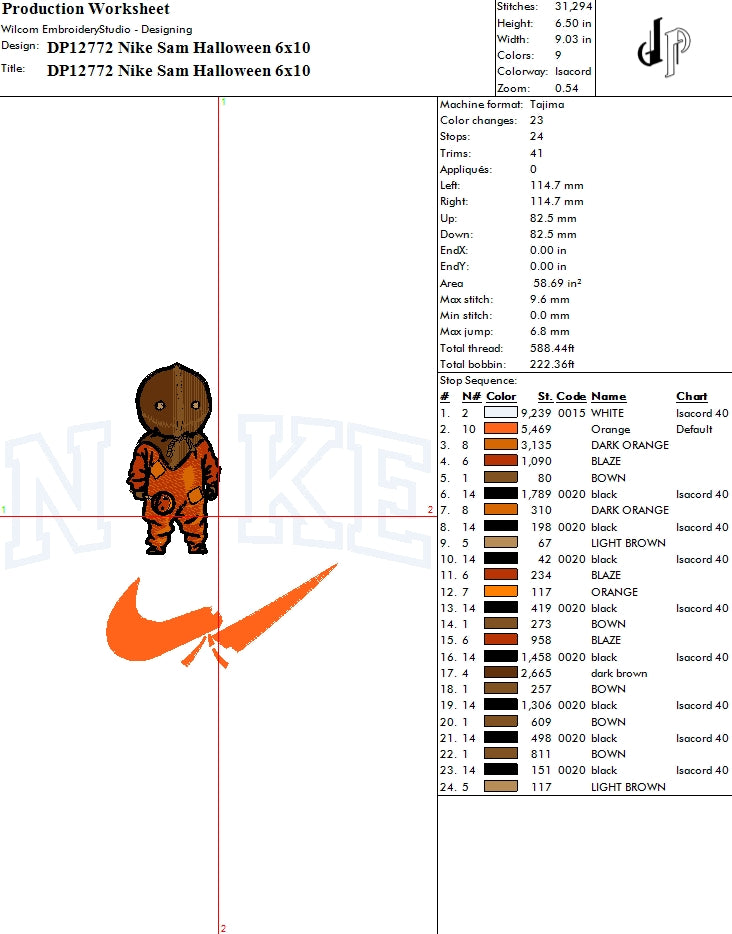 Nike Sam Halloween