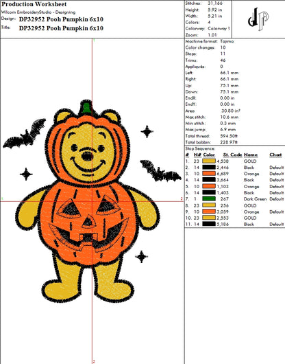 Pooh Pumpkin