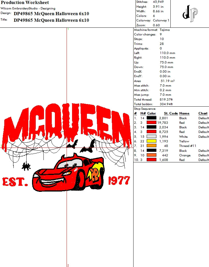 McQueen Halloween