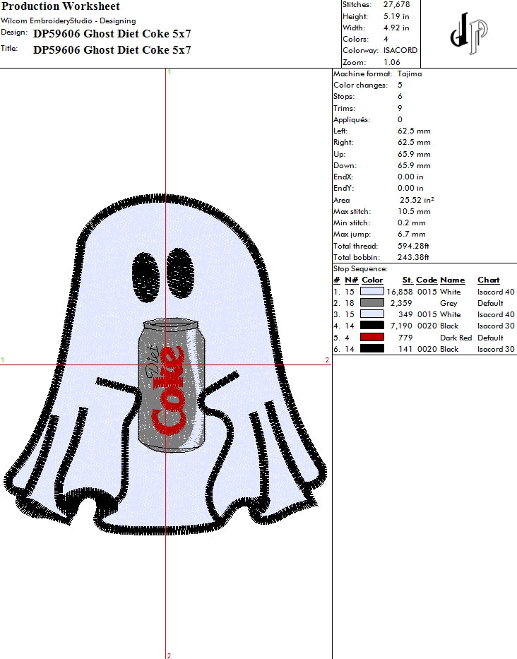 Ghost Diet Coke