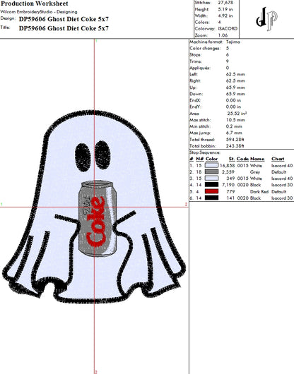 Ghost Diet Coke