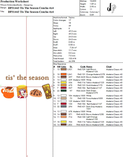Tis The Season Concha