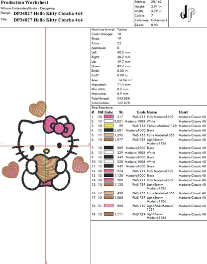 Hello Kitty Concha