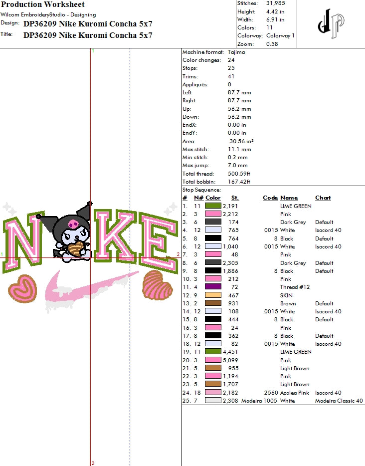 Nike Kuromi Concha