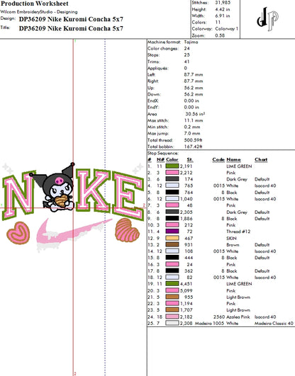 Nike Kuromi Concha