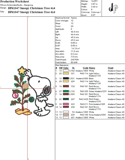 Snoopy Christmas Tree