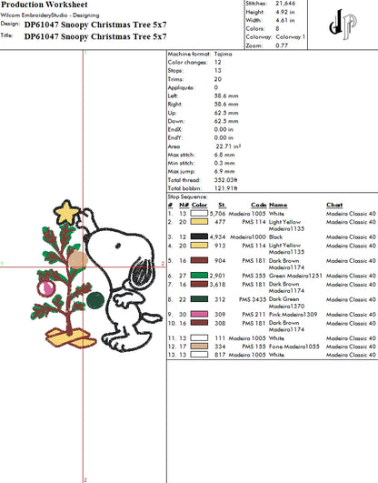 Snoopy Christmas Tree