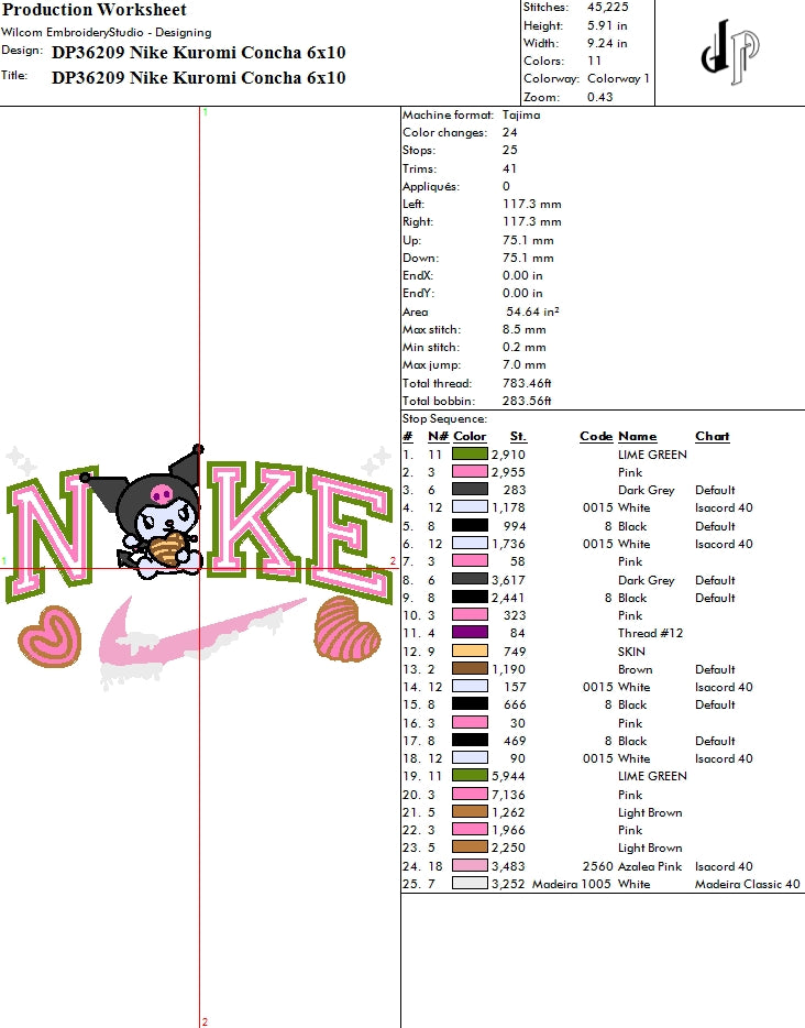 Nike Kuromi Concha